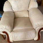Leather Lounge Chair Before